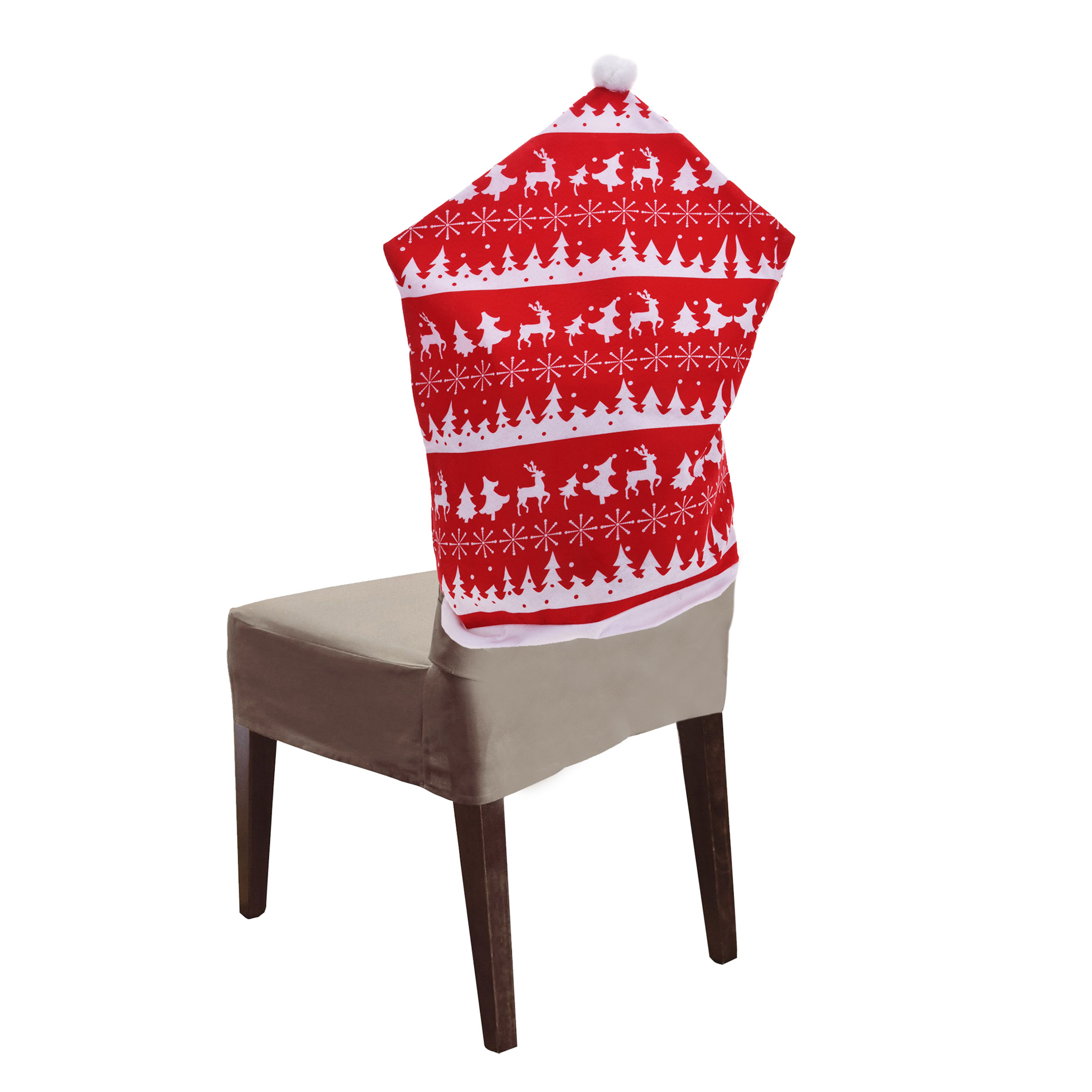 Housse de chaise Renne Rouge  Déco de Noël pour la maison  Eminza