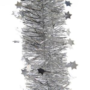 Guirlande de Noël (D10 cm) étoilée Alpine Argent