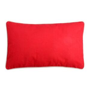 Coussin rectangulaire (50 cm) Duo Rouge