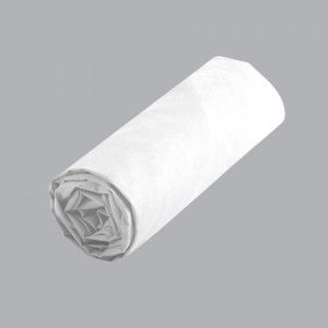 Drap housse coton supérieur (180 cm) Confort Blanc