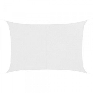 Voile d'ombrage Rectangulaire (2 x 3 m) Curacao - Blanc