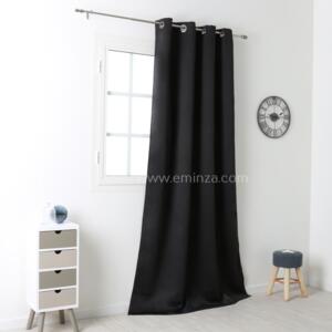 en negro de poliéster 90 x 200 cm Pajoma 67894 cortina de hilos 