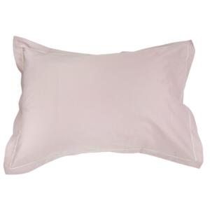 Funda para almohada  rectangular algodón Félicie Rosa claro listón