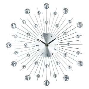 Horloge (D33) Strass Argent