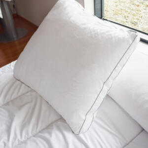 Almohada cuadrada (65 cm) Sensation Duvet Blanco