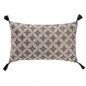 Coussin rectangulaire Reba Taupe
