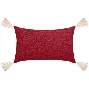Coussin rectangulaire Chila Rouge