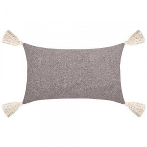 Coussin rectangulaire Chila Taupe