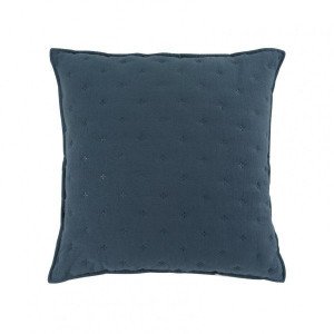 Housse de coussin carrée (40 cm) Mellow Chic Bleue