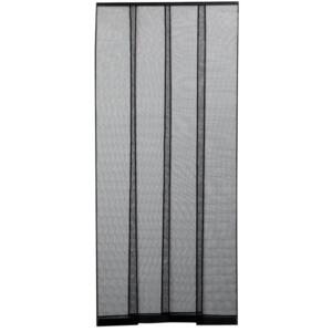 Rideau de porte moustiquaire (H230 x L100 cm) Noir