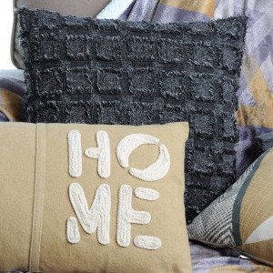 Coussin (40 cm) Barklay Gris anthracite