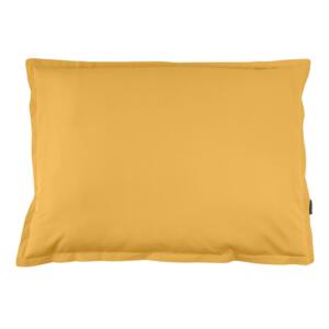 Taie d'oreiller rectangulaire percale de coton (70 cm) Cali Jaune moutarde