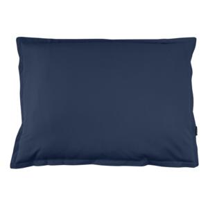 Funda de almohada rectangular de percal de algodón (80 cm) Cali Azul marino