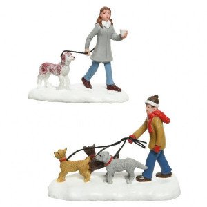Figurine promenade des chiens