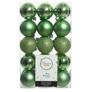 Lote de 30 bolas de Navidad (D60 mm) Alpine Verde muérdago