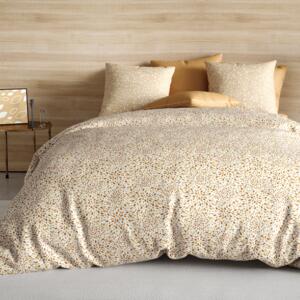 Funda Nórdica y dos fundas para almohada en algodón (240 cm) Hanabi Marrón
