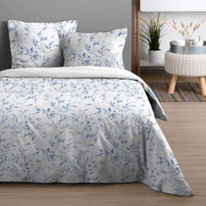 Funda Nórdica y dos fundas para almohada en algodón (240 cm) Fedora Azul
