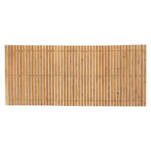 Alfombra de baño rejillas para enrollar bambú (120 x 50 cm) Leo Beige