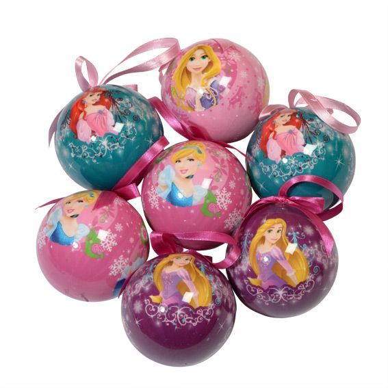 Coffret de 7 boules de Noël Disney Princesses - Boule et déco de sapin