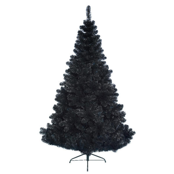 Sapin artificiel de Noël Black Imperial H150 cm Noir