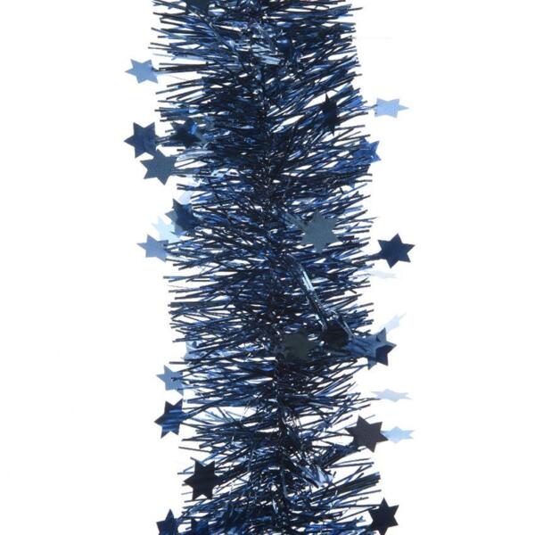 Guirlande de Noël (D10 cm) étoilée Alpine Bleu nuit 