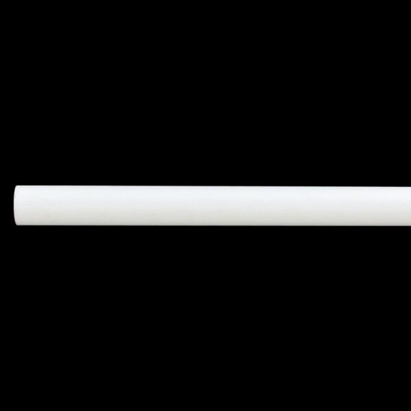 Tringle tube fer (L150 cm - D20 mm) Blanc Mat