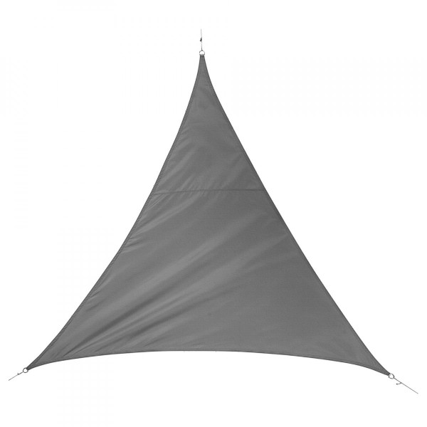 Voile d'ombrage Triangulaire (L4 m) Quito Luxe - Ardoise