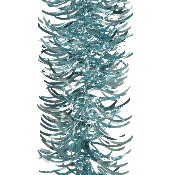 Guirlande de Noël (D10 cm) ondulée Alpine Bleu arctique