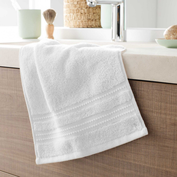 Serviette de bain (30 x 50 cm) Excellence Blanc