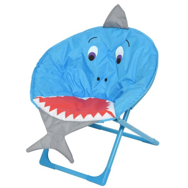 Chaise de jardin enfant Requin Bleu