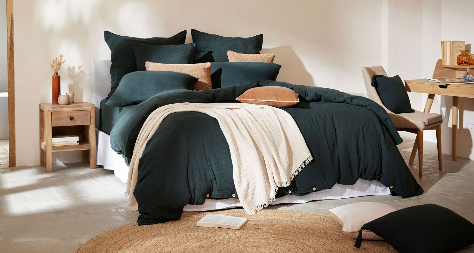 copripiumino Gaia terracotta