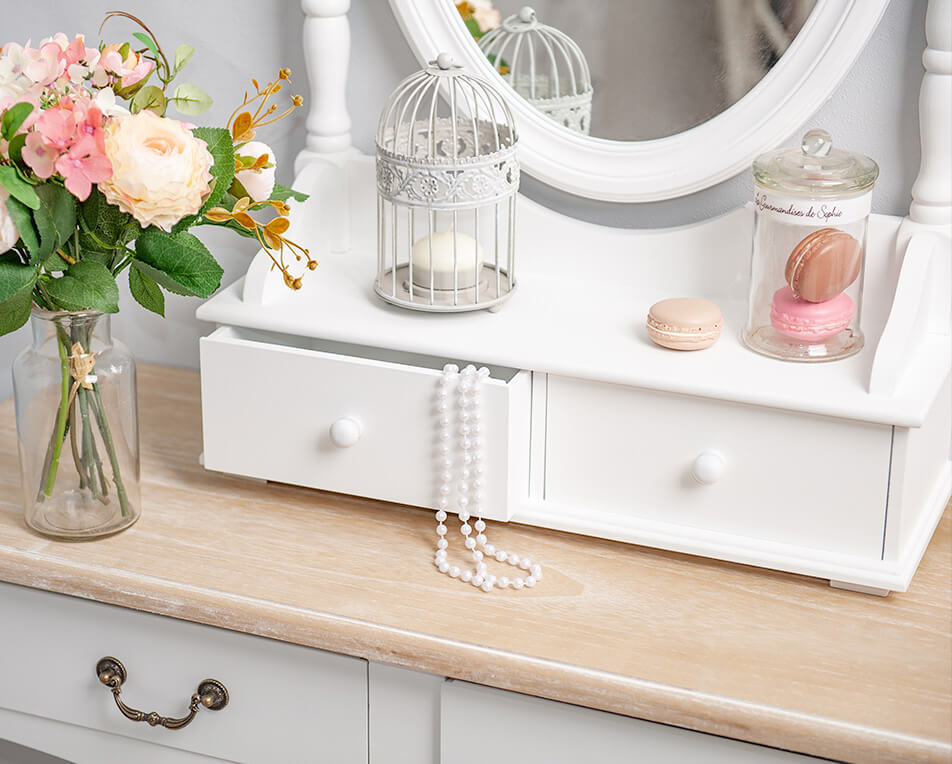 meuble shabbychic romantique