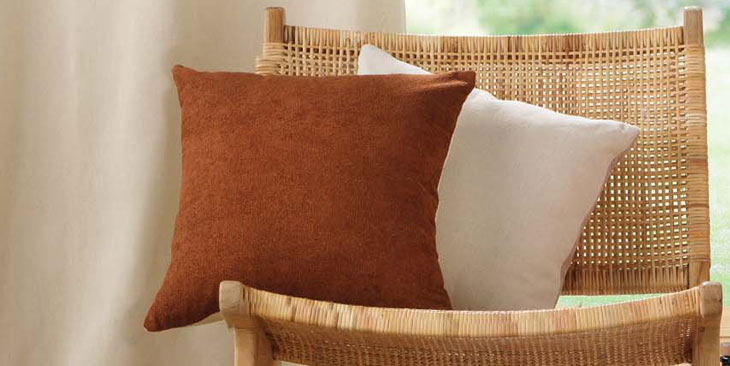 cuscino lana arricciata