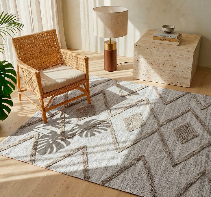 tapis mati�re tuft�e