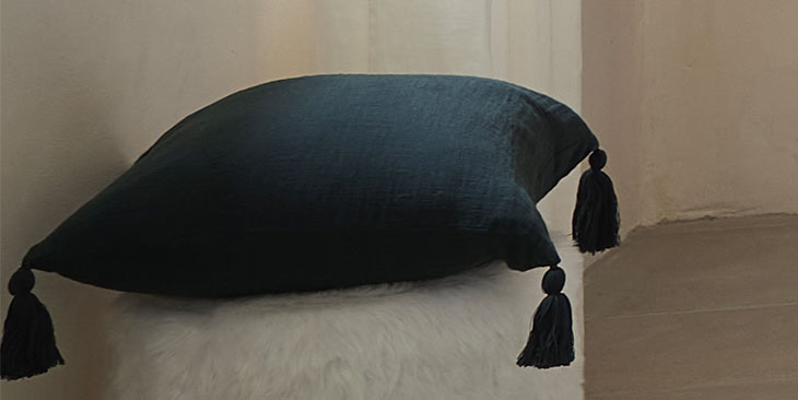 Fodera cuscino per letto Gaia