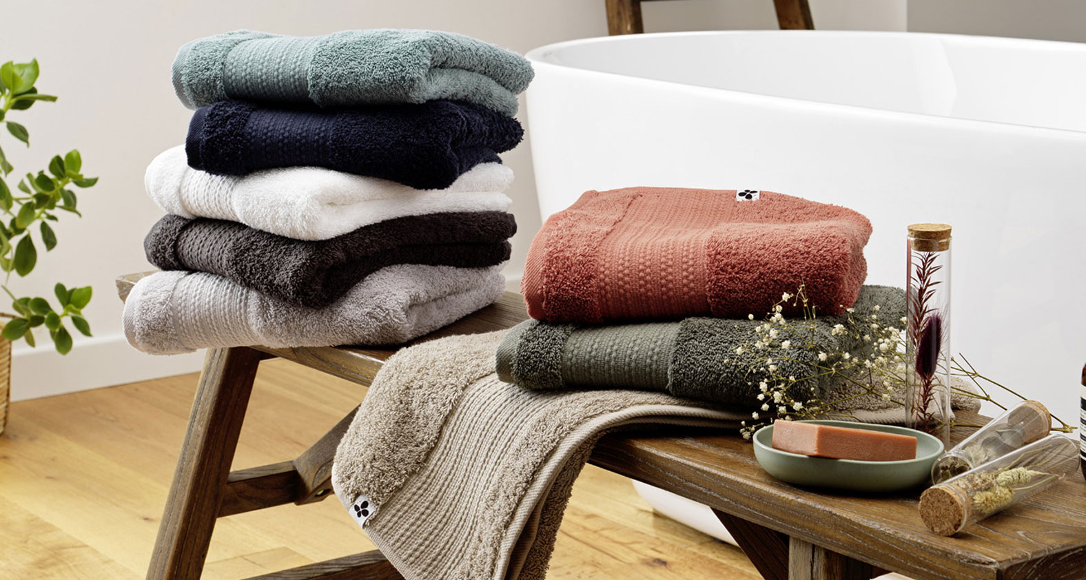 Linge de bain color�