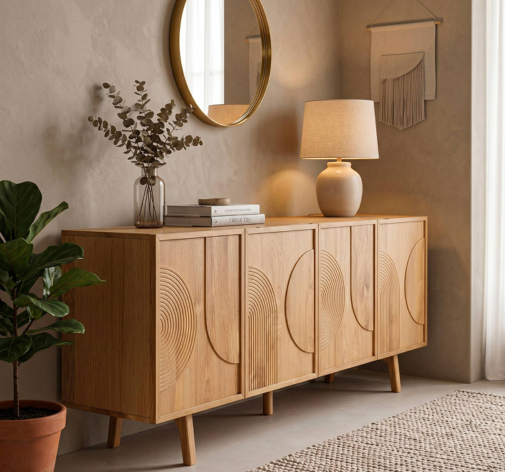 Sideboard im Mid-Century-Stil
