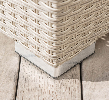 Salon de jardin bas gris - Palma