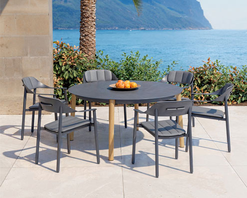 table de jardin en aluminium- Monte carlo