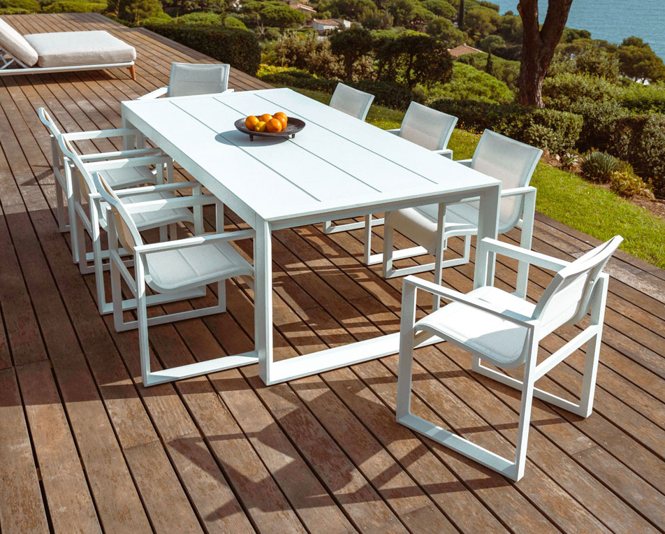 table de jardin en aluminium- Elba