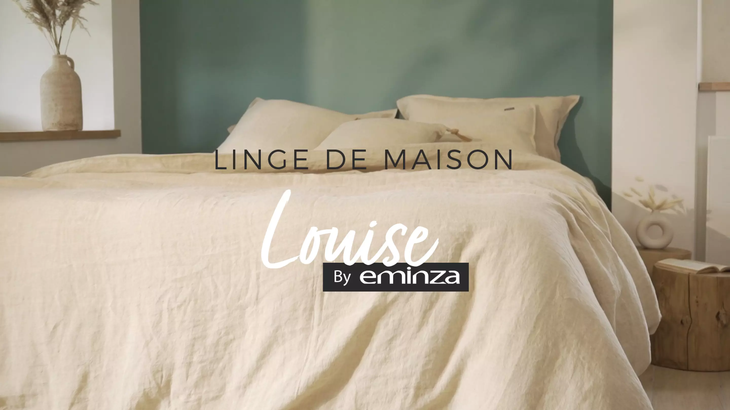 Housse de couette en lin lavé, rideaux en lin lavé, linge de lit en lavé