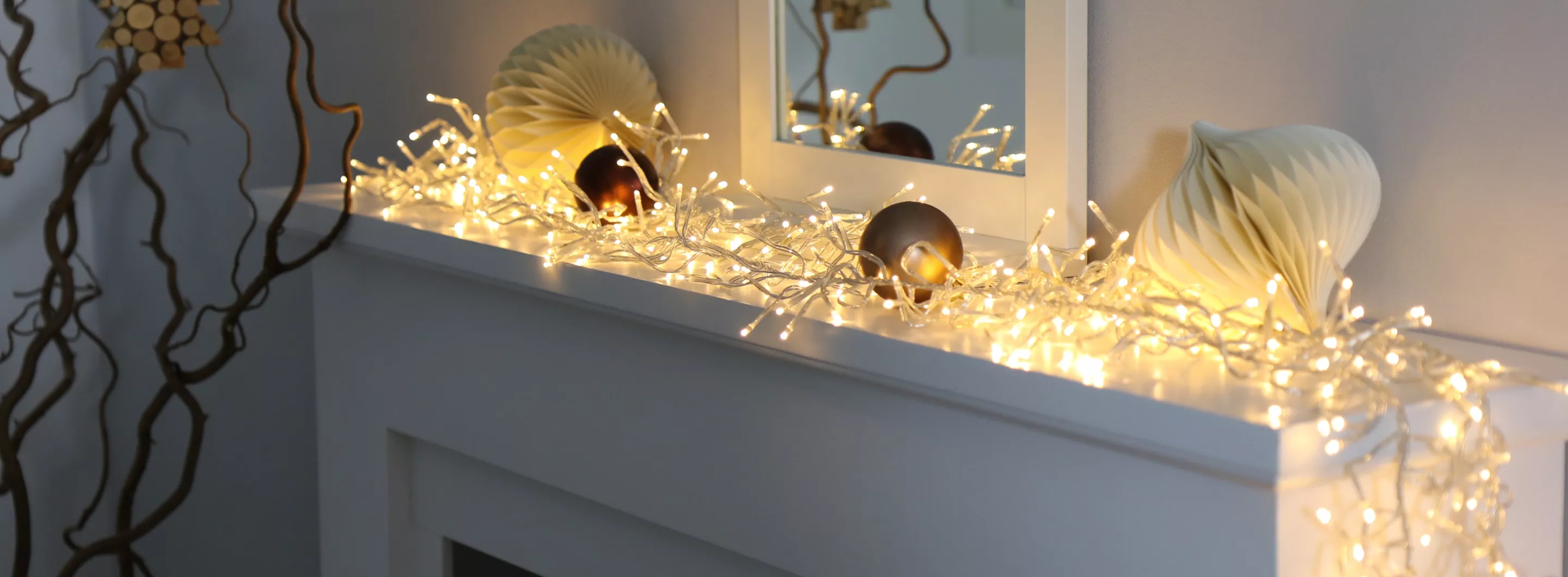 Ghirlanda luminosa a LED bianco caldo
