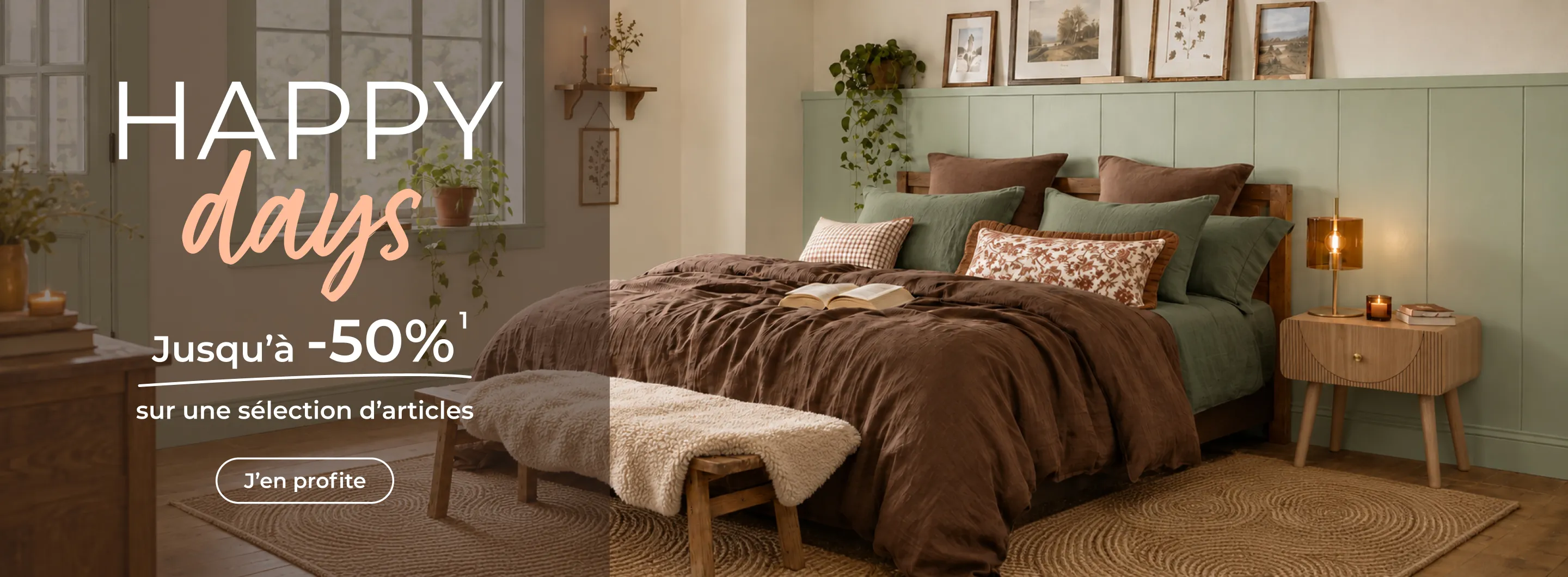 housse de couette gaze de coton marron