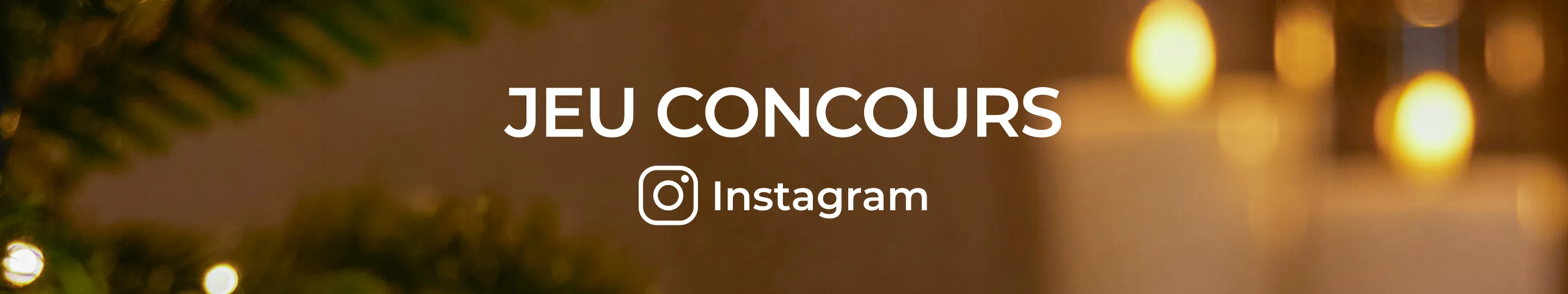 Jeu concours instagram