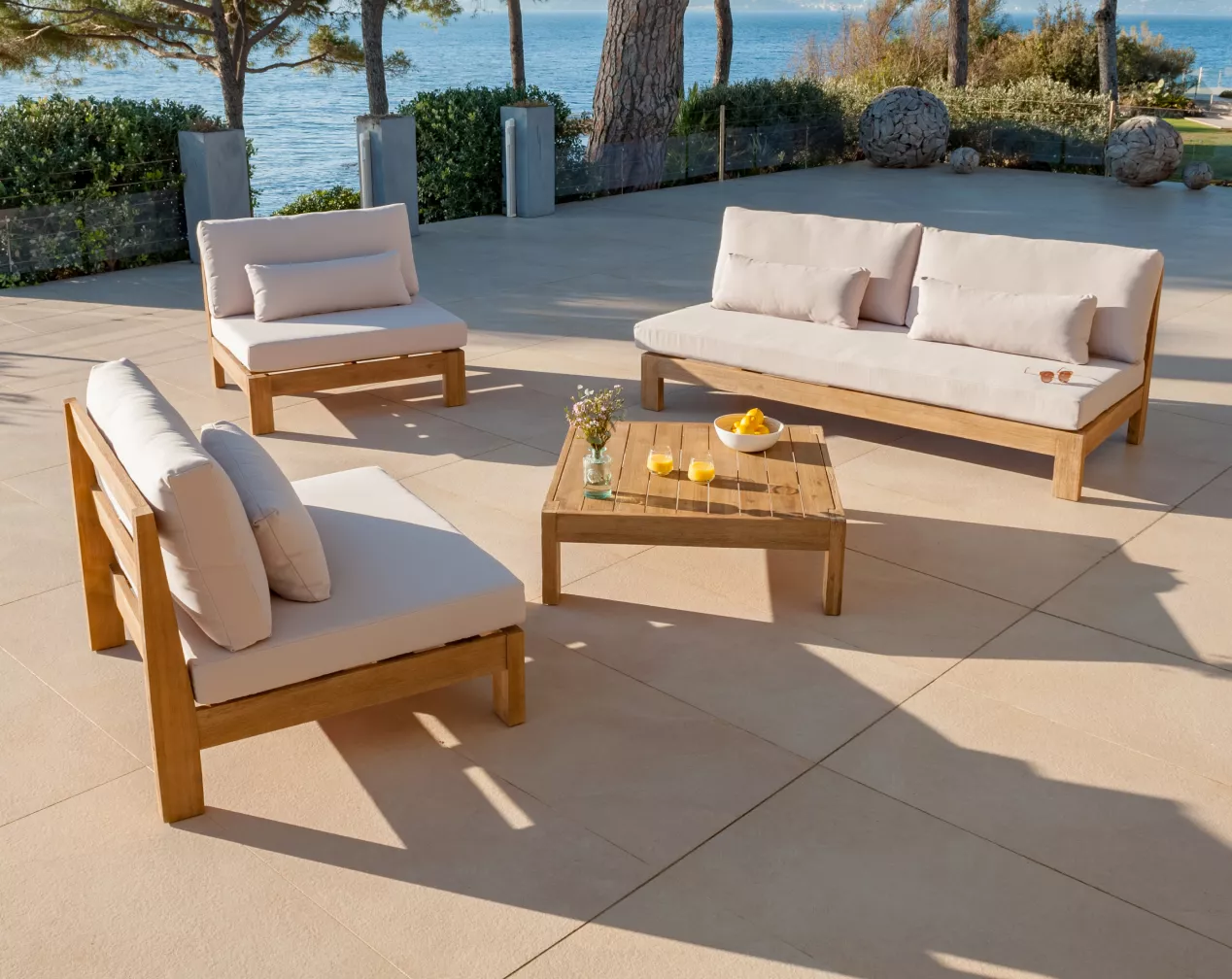 salon de jardin en bois