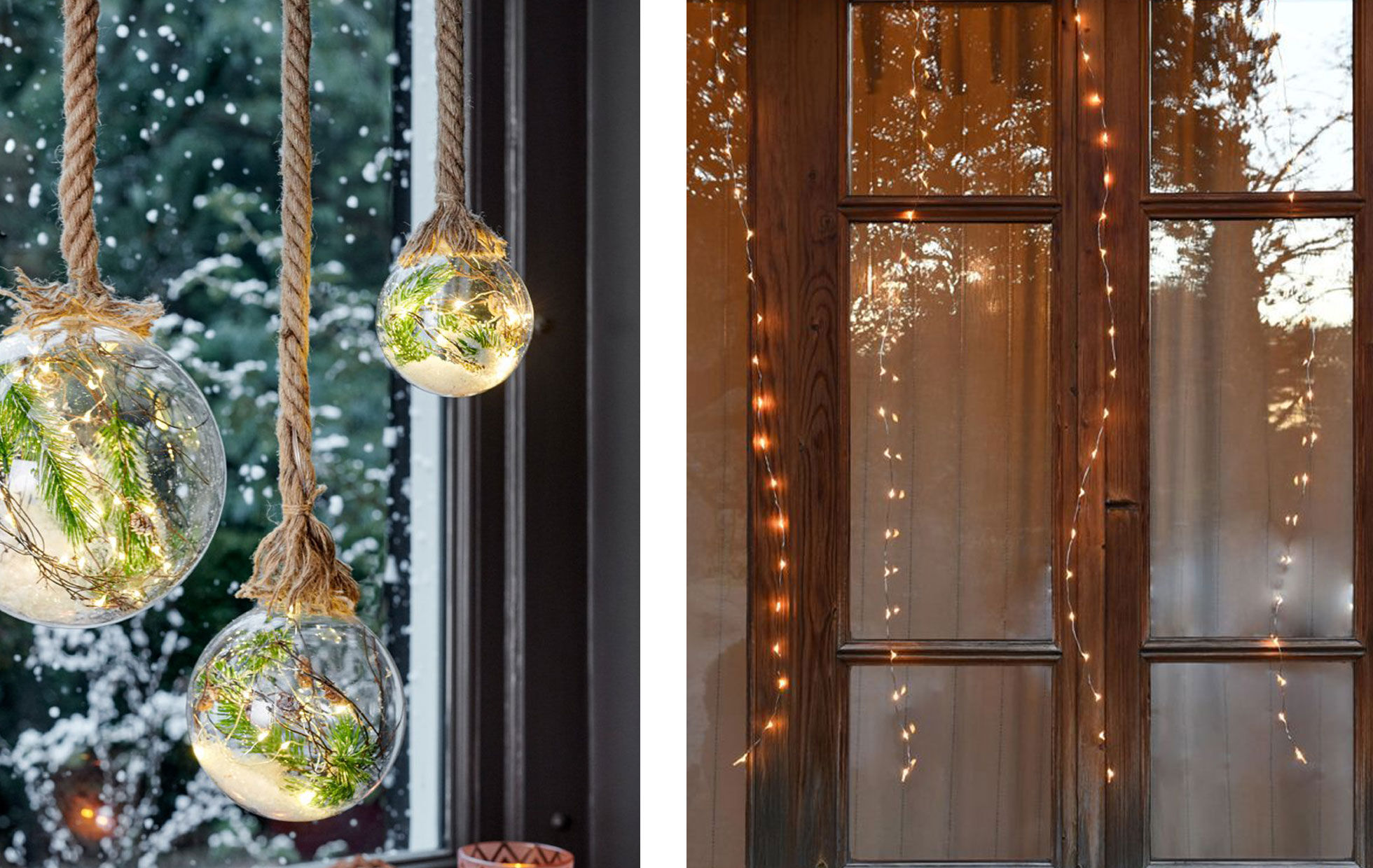 Decorazioni di Natale per finestra