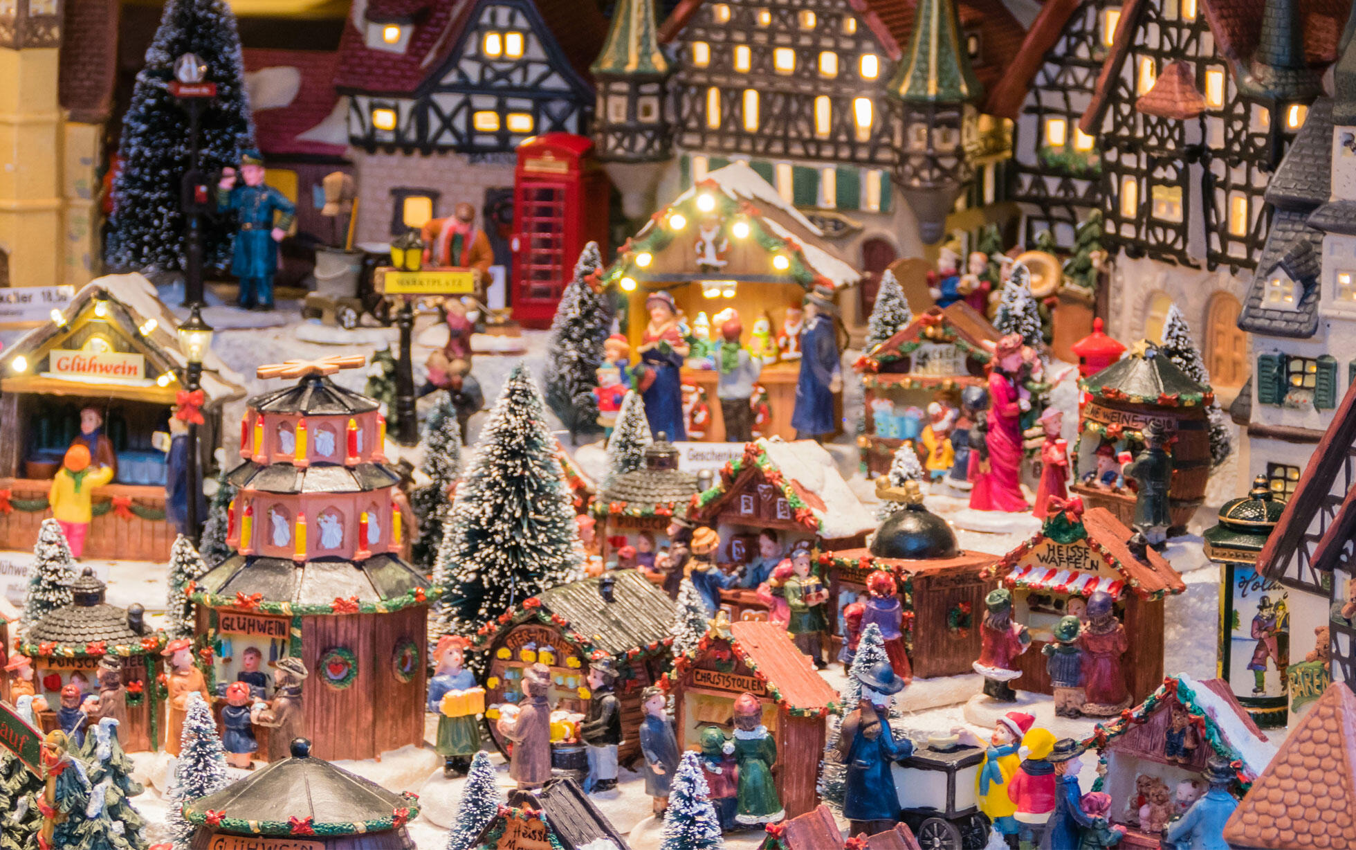 village de noel miniature