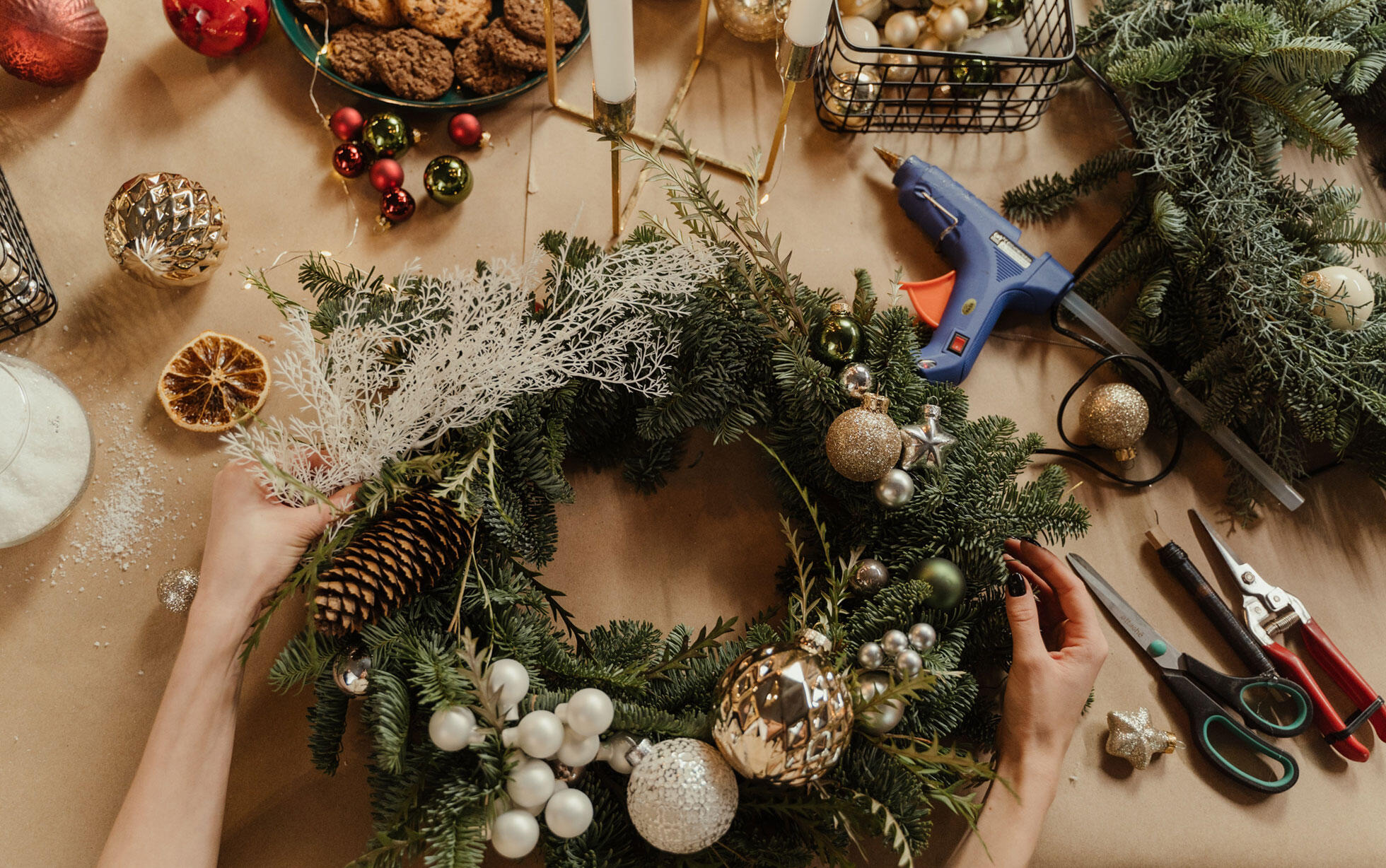 DIY couronne de noël