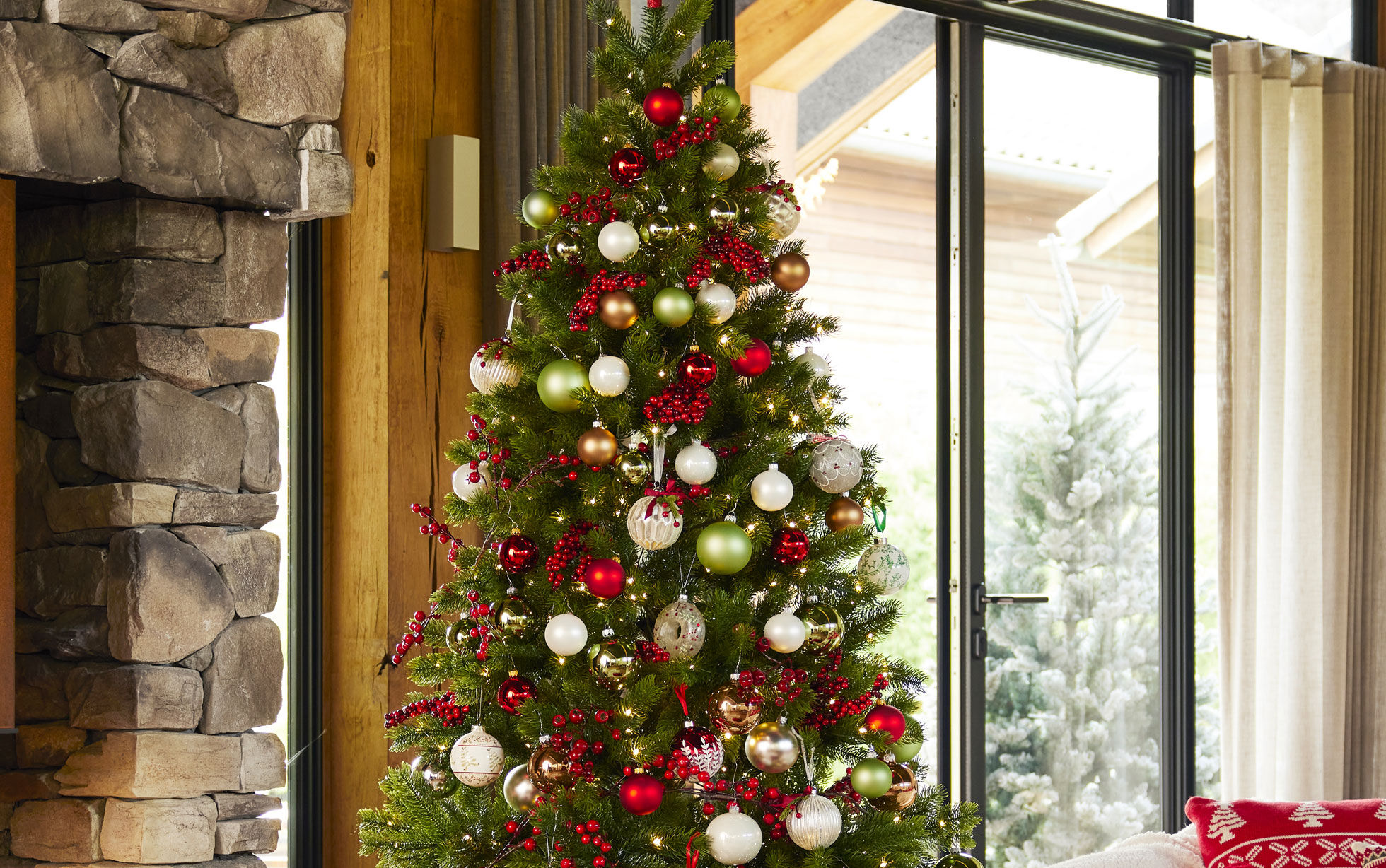 Traditionneller Weihnachtsbaum