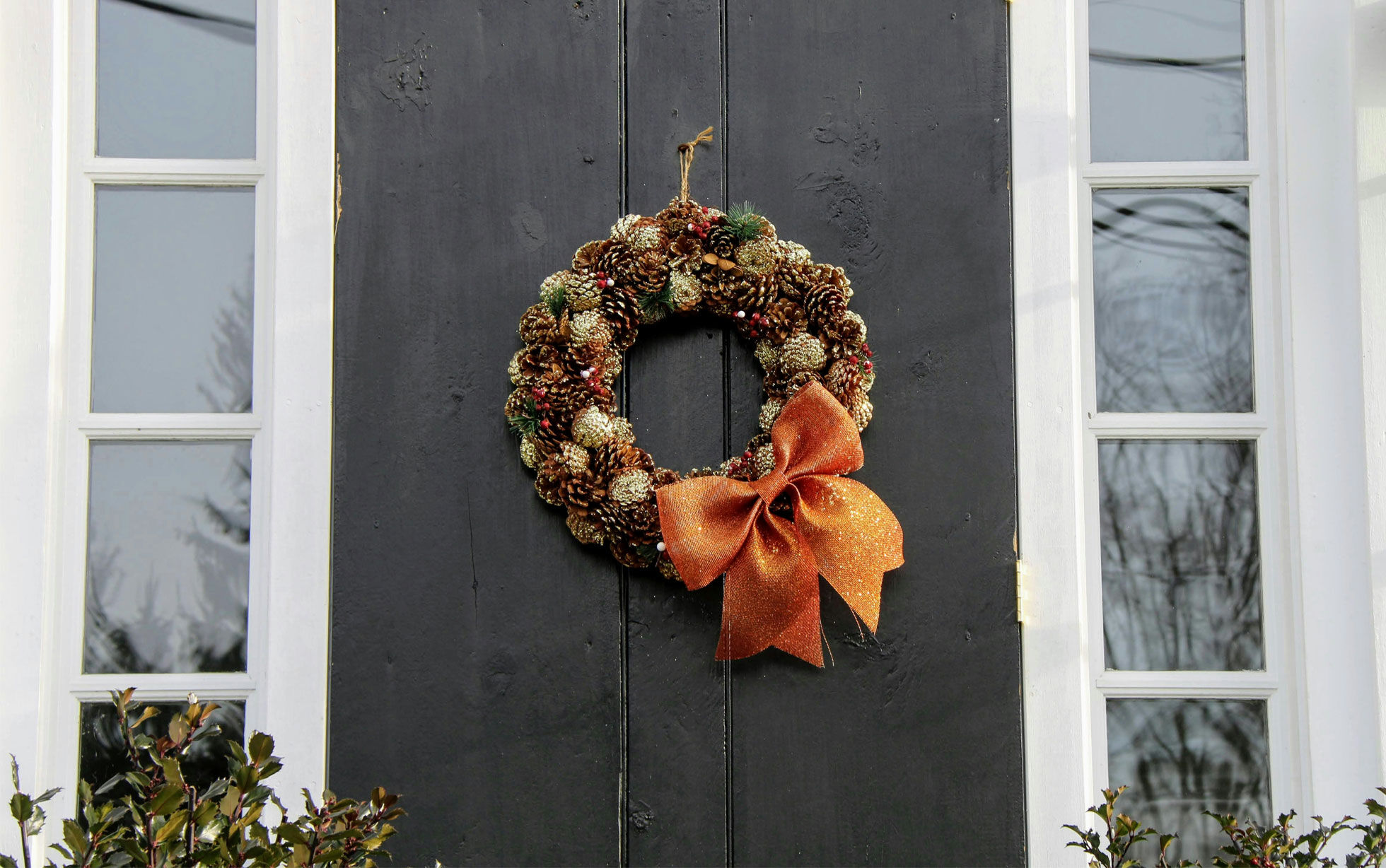 couronne de noel pommes de pin